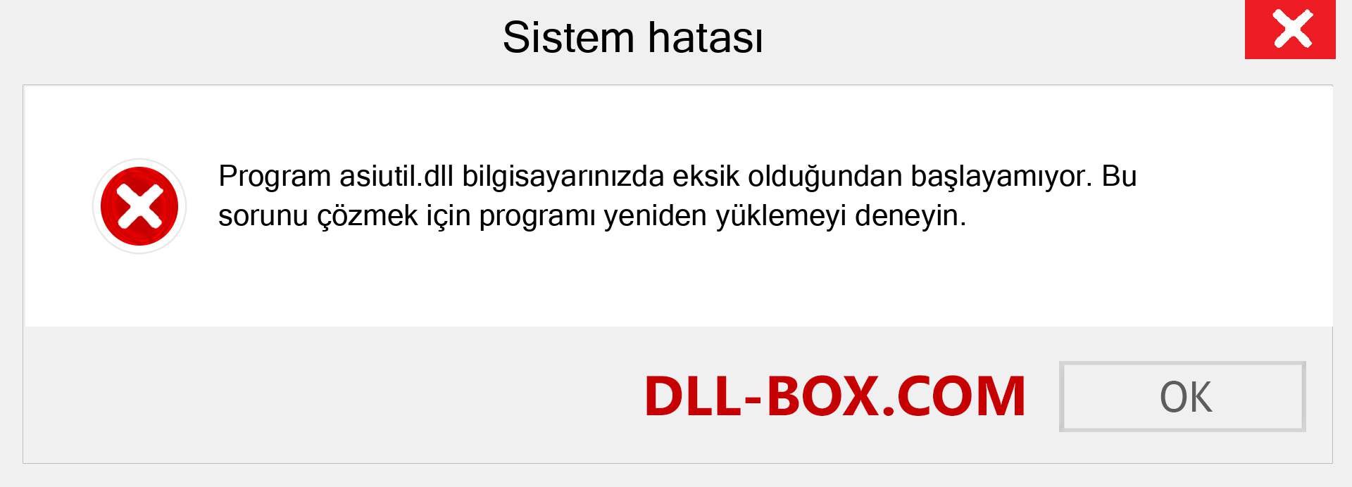 asiutil.dll dosyası eksik mi? Windows 7, 8, 10 için İndirin - Windows'ta asiutil dll Eksik Hatasını Düzeltin, fotoğraflar, resimler